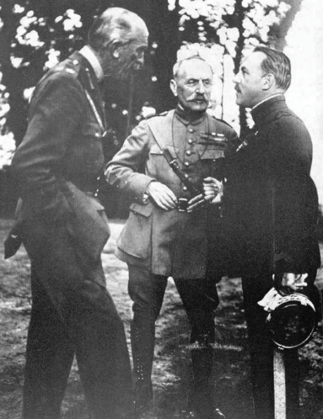 Sir Henry Wilson, Ferdinand Foch and a Col Huguet